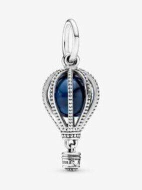 Pandora Blue Hot Air Balloon Travel Charm